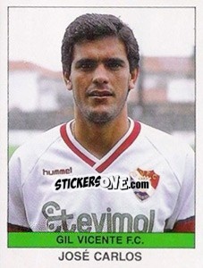 Figurina Jose Carlos - Futebol 1990-1991 - Panini