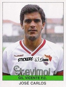 Sticker Jose Carlos - Futebol 1990-1991 n. 177 - Panini