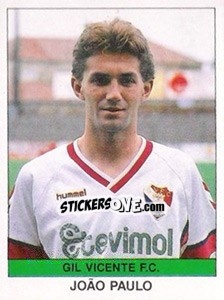 Sticker Joao Paulo - Futebol 1990-1991 - Panini