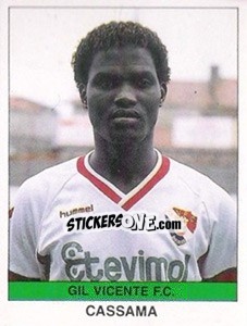 Sticker Cassama - Futebol 1990-1991 n. 182 - Panini