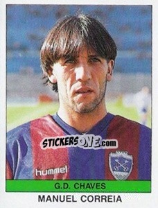 Sticker Manuel Correia - Futebol 1990-1991 - Panini
