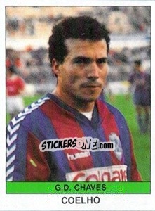 Figurina Coelho - Futebol 1990-1991 - Panini