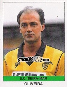 Sticker Oliveira - Futebol 1990-1991 n. 210 - Panini