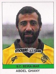 Cromo Abdel Ghany - Futebol 1990-1991 - Panini