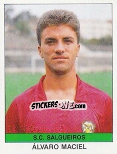 Cromo Alvaro Maciel - Futebol 1990-1991 - Panini