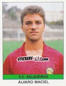 Sticker Alvaro Maciel - Futebol 1990-1991 n. 229 - Panini