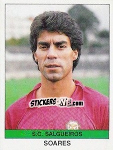 Figurina Soares - Futebol 1990-1991 - Panini