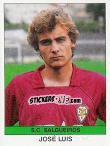 Sticker Jose Luis - Futebol 1990-1991 n. 231 - Panini