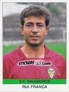 Cromo Rui Franca - Futebol 1990-1991 - Panini