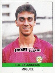 Figurina Miguel - Futebol 1990-1991 - Panini