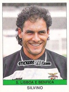 Figurina Silvino - Futebol 1990-1991 - Panini