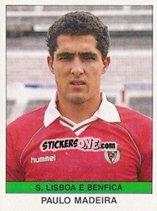 Sticker Paulo Madeira - Futebol 1990-1991 n. 243 - Panini