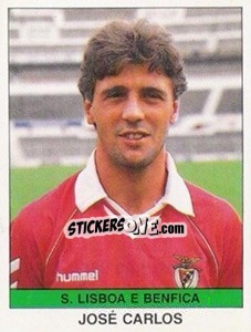 Cromo Jose Carlos - Futebol 1990-1991 - Panini