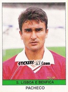 Sticker Pacheco - Futebol 1990-1991 - Panini