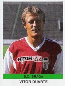 Cromo Vitor Duarte - Futebol 1990-1991 - Panini