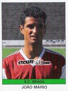 Cromo Joao Mario - Futebol 1990-1991 - Panini