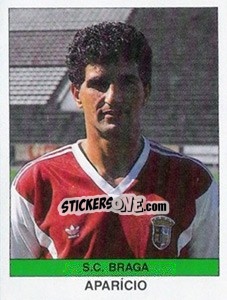 Sticker Aparico - Futebol 1990-1991 - Panini
