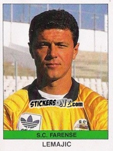 Figurina Lemajic - Futebol 1990-1991 - Panini