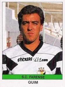 Sticker Quim - Futebol 1990-1991 n. 285 - Panini