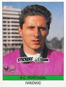 Sticker Ivkovic - Futebol 1990-1991 - Panini