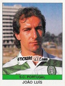 Sticker Joao Luis - Futebol 1990-1991 n. 295 - Panini