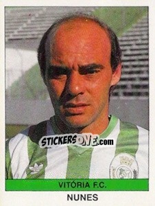 Sticker Nunes - Futebol 1990-1991 - Panini