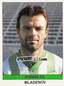 Sticker Mladenov - Futebol 1990-1991 - Panini