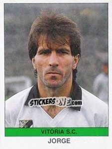 Figurina Jorge - Futebol 1990-1991 - Panini