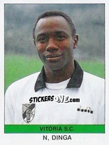 Sticker N. Dinga - Futebol 1990-1991 - Panini