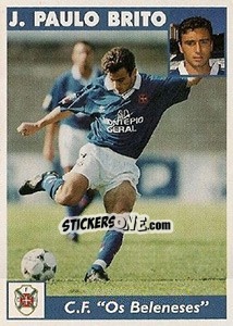 Sticker J. Paulo Brito - Futebol 1997-1998 - Panini