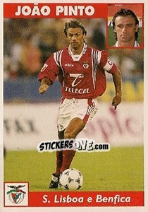 Sticker Joao Pinto - Futebol 1997-1998 - Panini