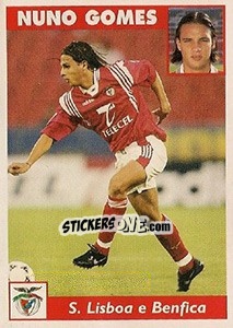 Sticker Nuno Gomes - Futebol 1997-1998 - Panini