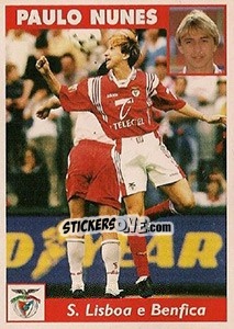 Cromo Paulo Nunes - Futebol 1997-1998 - Panini