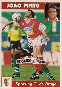 Sticker Joao Pinto - Futebol 1997-1998 n. 76 - Panini