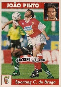 Cromo Joao Pinto - Futebol 1997-1998 - Panini