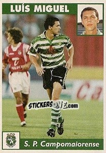 Cromo Luis Miguel - Futebol 1997-1998 - Panini