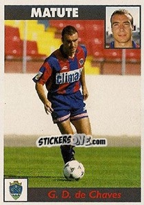 Sticker Matute - Futebol 1997-1998 - Panini