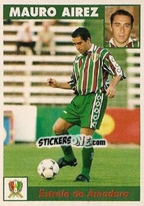 Cromo Mauro Airez - Futebol 1997-1998 - Panini