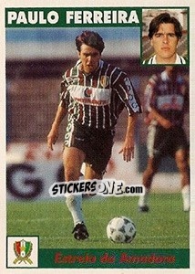 Cromo Paulo Ferreira - Futebol 1997-1998 - Panini