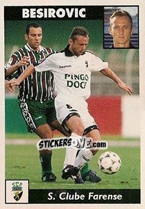Sticker Besirovic - Futebol 1997-1998 n. 140 - Panini