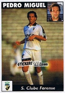 Sticker Pedro Miguel - Futebol 1997-1998 - Panini