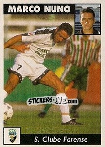 Cromo Marco Nuno - Futebol 1997-1998 - Panini