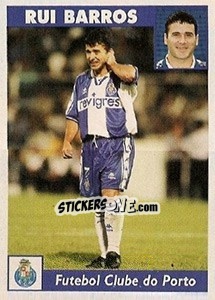 Sticker Rui Barros - Futebol 1997-1998 n. 156 - Panini