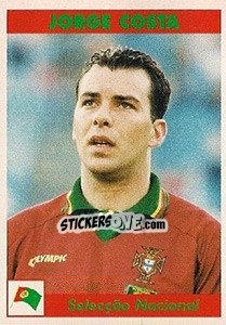 Sticker Jorge Costa - Futebol 1997-1998 - Panini