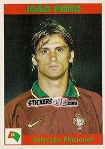 Figurina Joao Pinto - Futebol 1997-1998 - Panini