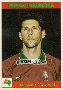 Figurina Pedro Barbosa - Futebol 1997-1998 - Panini