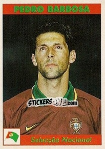 Cromo Pedro Barbosa - Futebol 1997-1998 - Panini