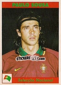 Cromo Paulo Sousa - Futebol 1997-1998 - Panini