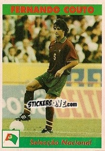 Cromo Fernando Couto - Futebol 1997-1998 - Panini
