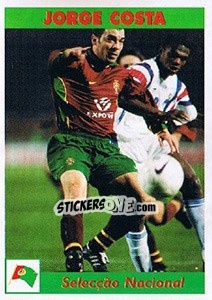 Sticker Jorge Costa - Futebol 1997-1998 - Panini